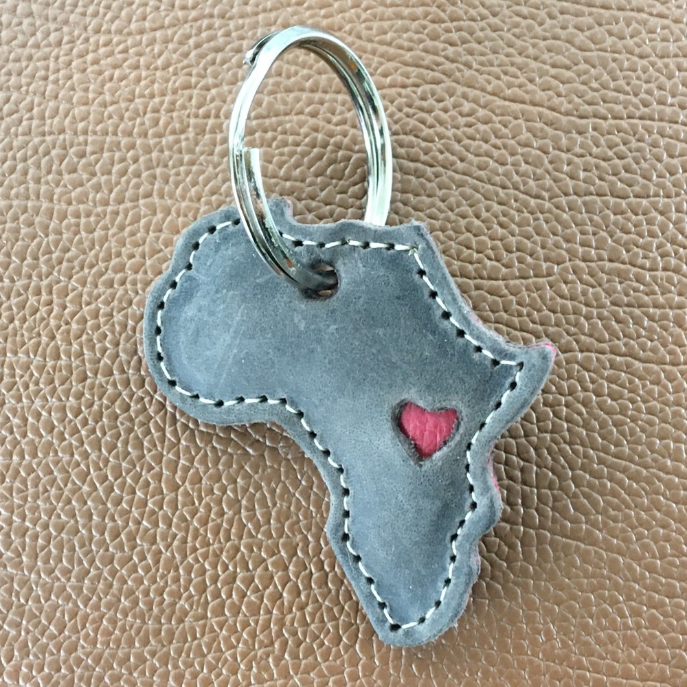 Love 41 Africa Keychain